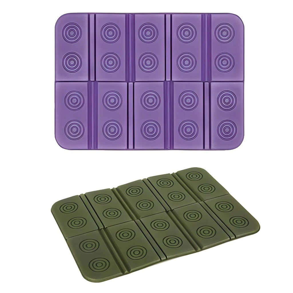 2 Pcs Waterproof Folding Foam Camping Mat Seat Cushion L198