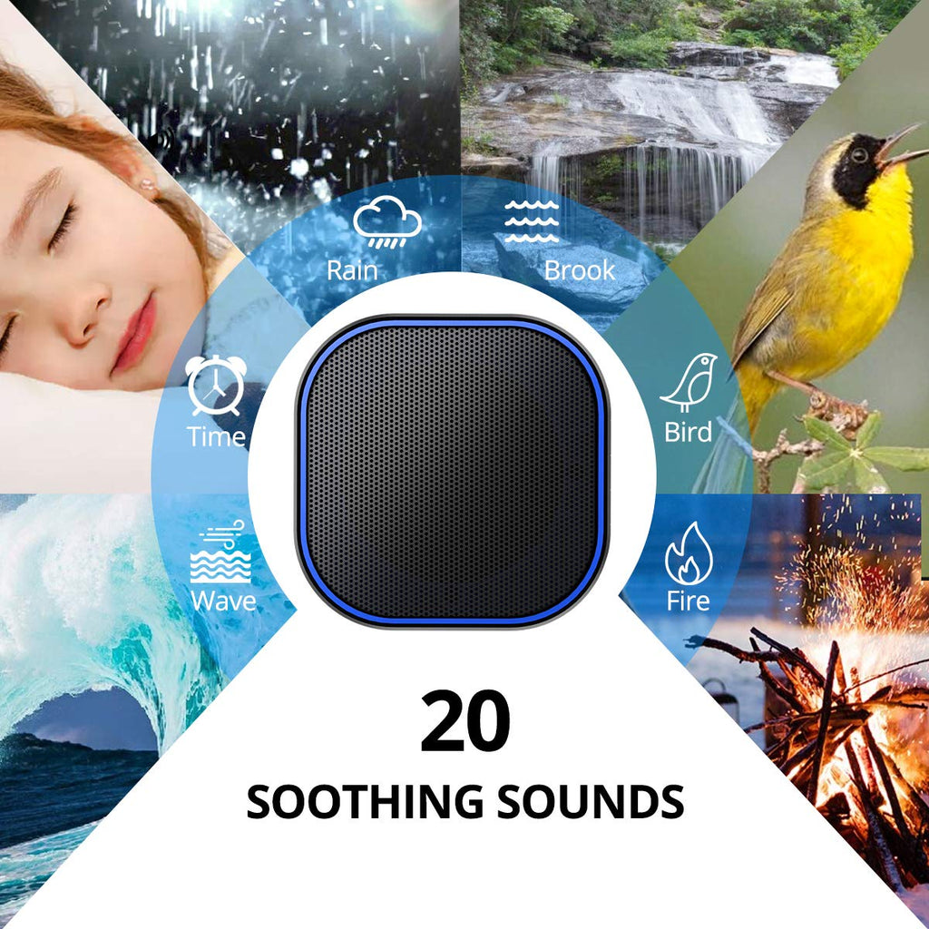White Noise Machine with 20 Non Looping Sounds F81588