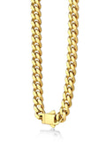Stainless Steel Cuban Link Chain Necklace R514