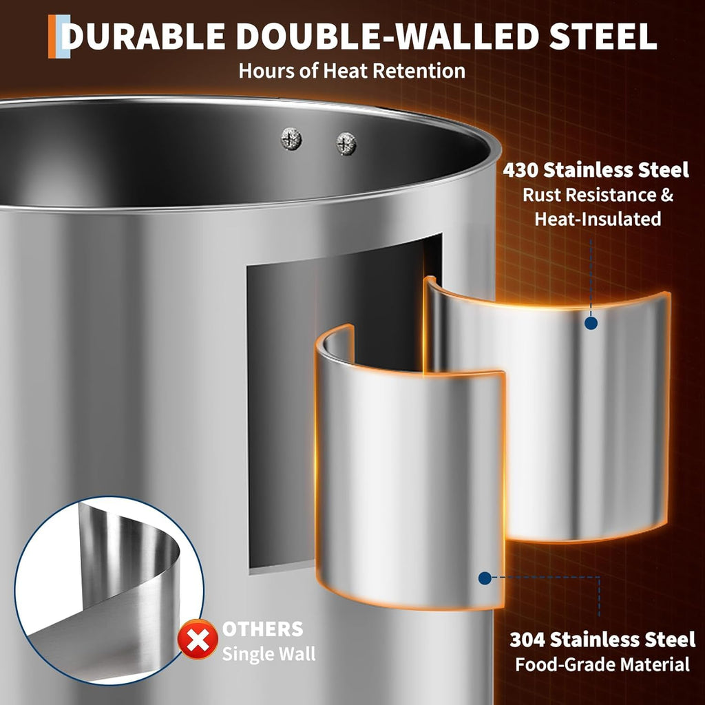 70 Cup Stainless Steel Commercial Coffee Urn K47460