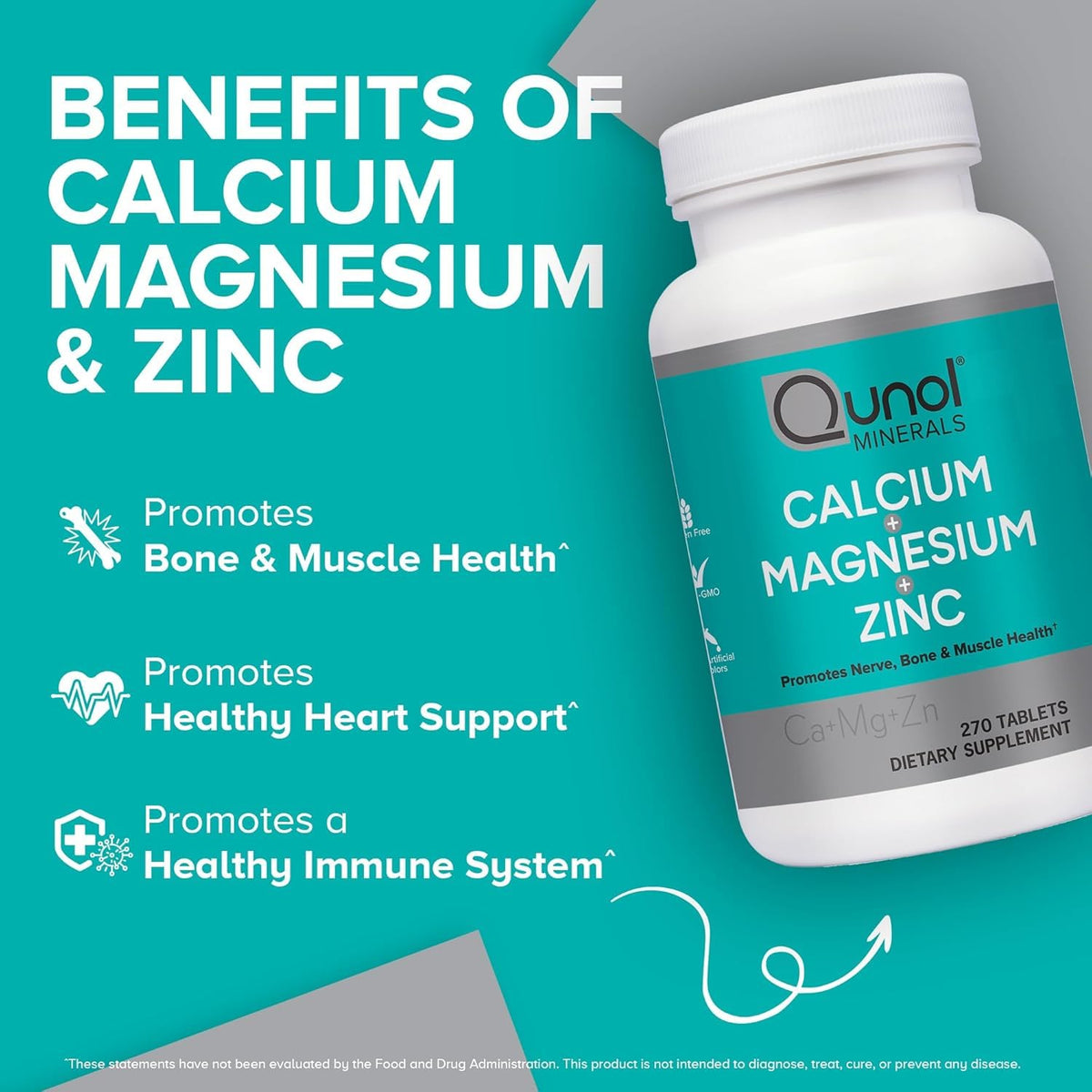 Calcium Magnesium Zinc Tablet 270ct X6995