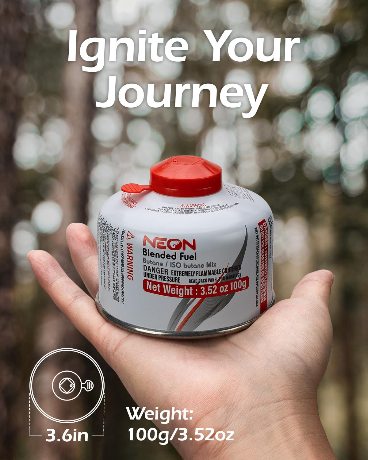 Isobutane Fuel Canister 100g G508219