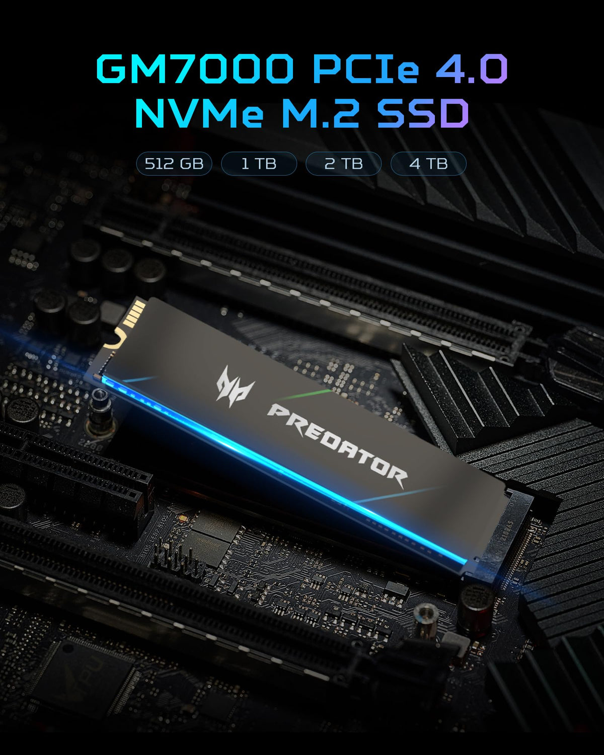 1TB NVMe PCIe Gen4×4 M.2 Internal SSD G67680