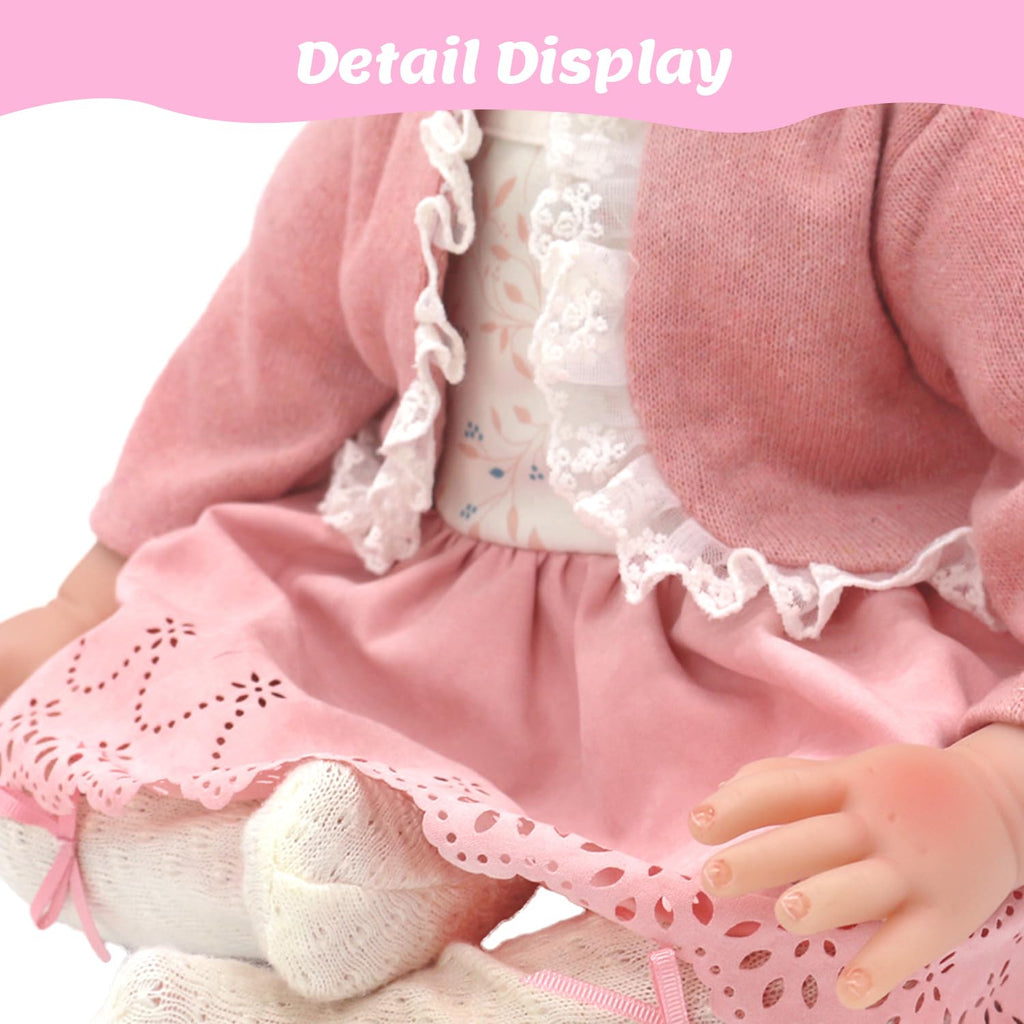 20-22 Inch Reborn Baby Doll Clothes & Accessories Set I9882