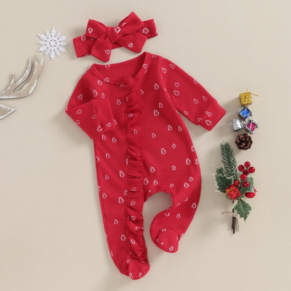 Baby 3 6 Months Girl Ribbed Long Sleeve Romper One Piece R916