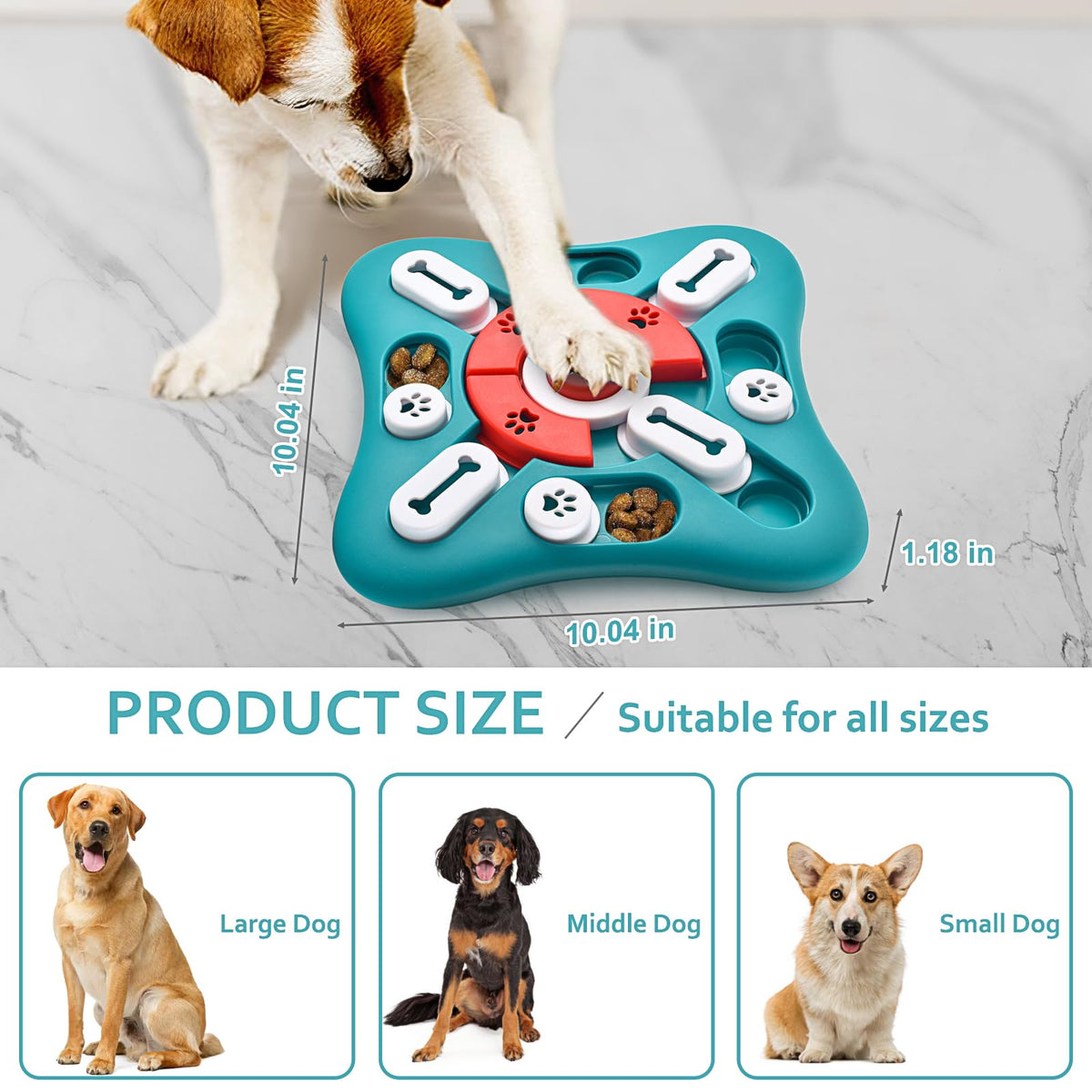 Dog Puzzle Treat Dispensing Toys B382