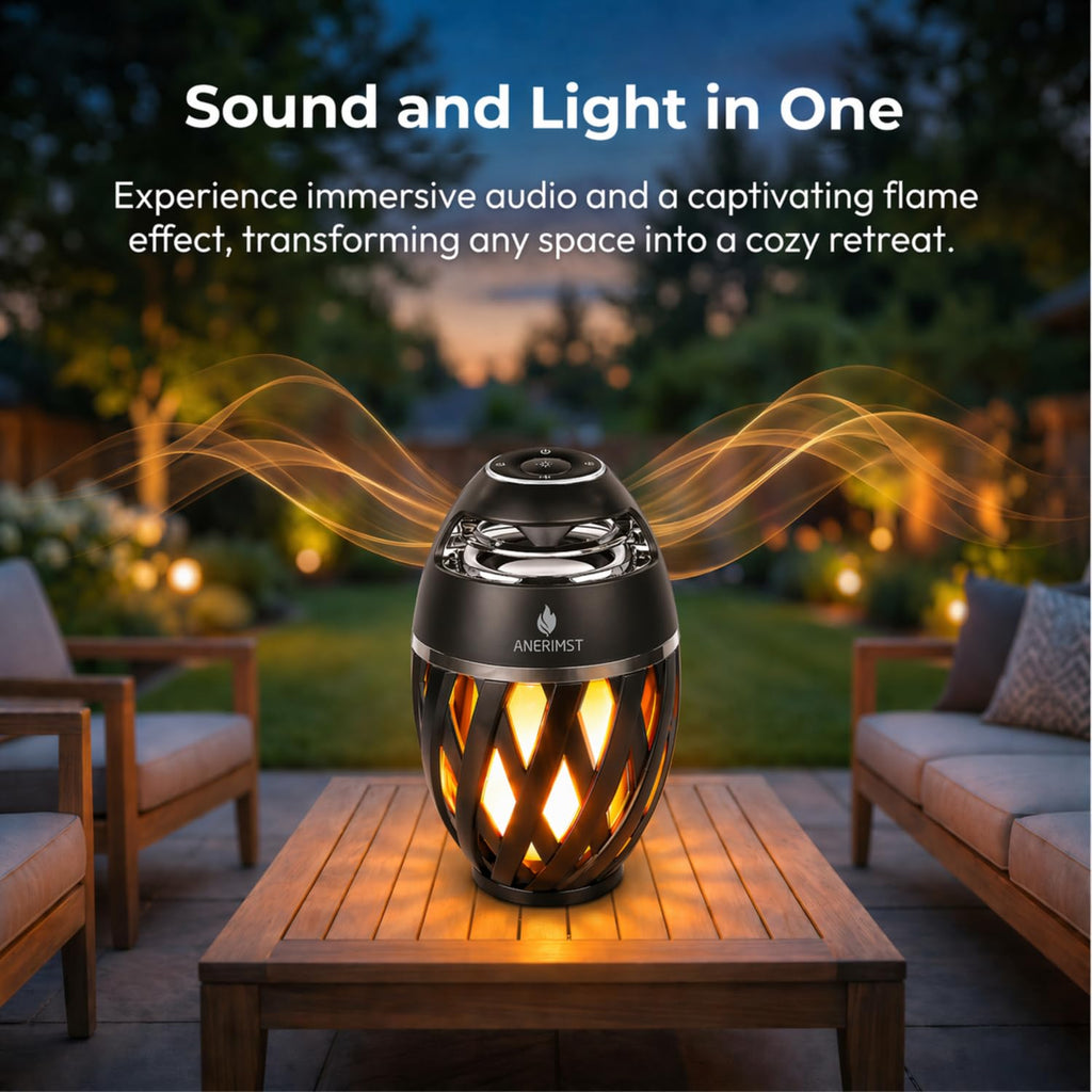 Black 2 Pack Waterproof Bluetooth Speaker with LED Torch Light X46280