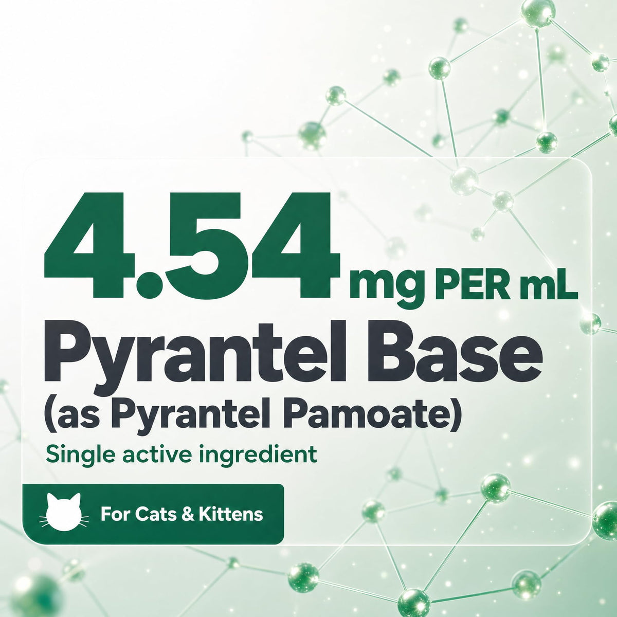 Pyrantel Pamoate Dewormer for Cats & Kittens 50ml V94968