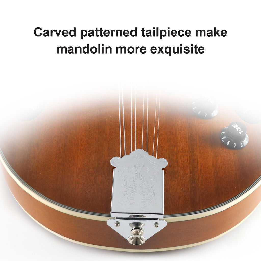 8 String Acoustic-Electric Mandolin Instrument with Pickup P631