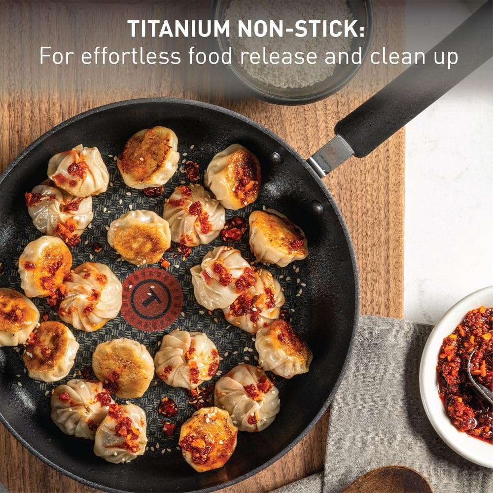 Hard Anodized Nonstick Fry Pan Set, 2-Pack B779550