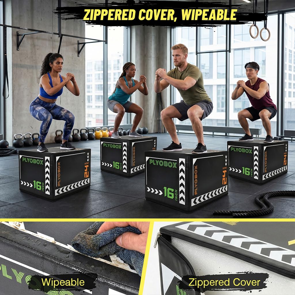 3-in-1 Plyometric Jump Box J40101