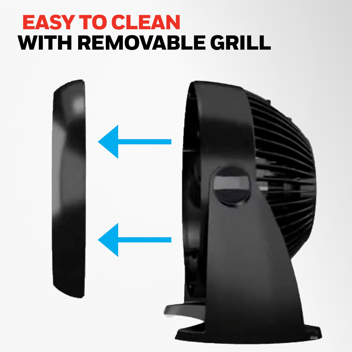 Black 3 Speed Tabletop Air Circulator Fan Y215
