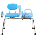 Sliding Tub Transfer Bench with Padded Seat and Backrest M2473