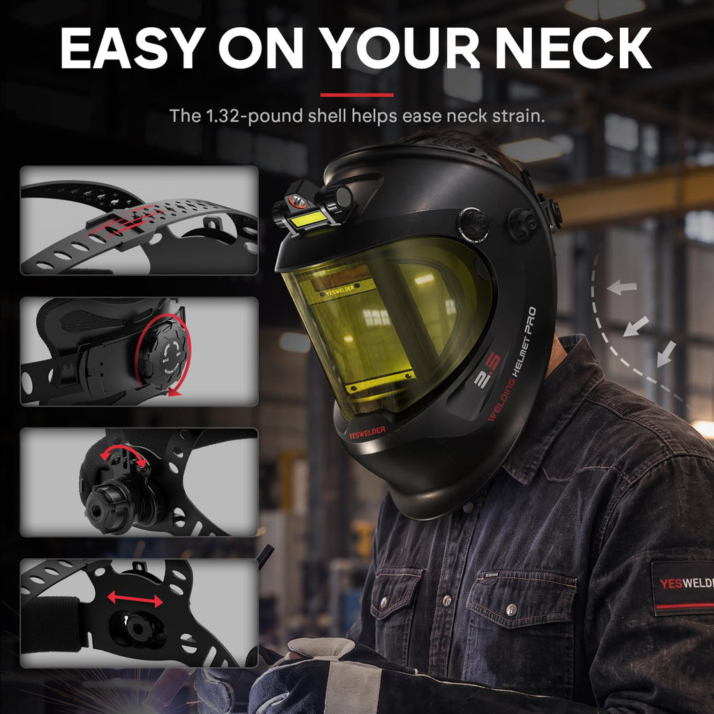 Auto Darkening Welding Helmet with LED X481