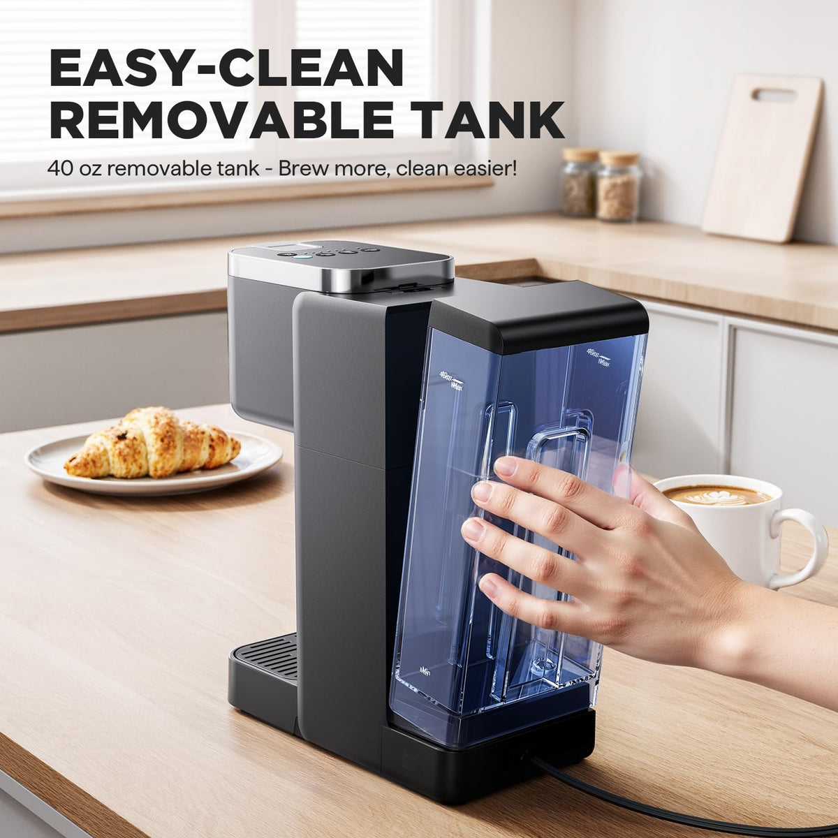 Single Serve Coffee Maker with 3 Brew Styles Z21386
