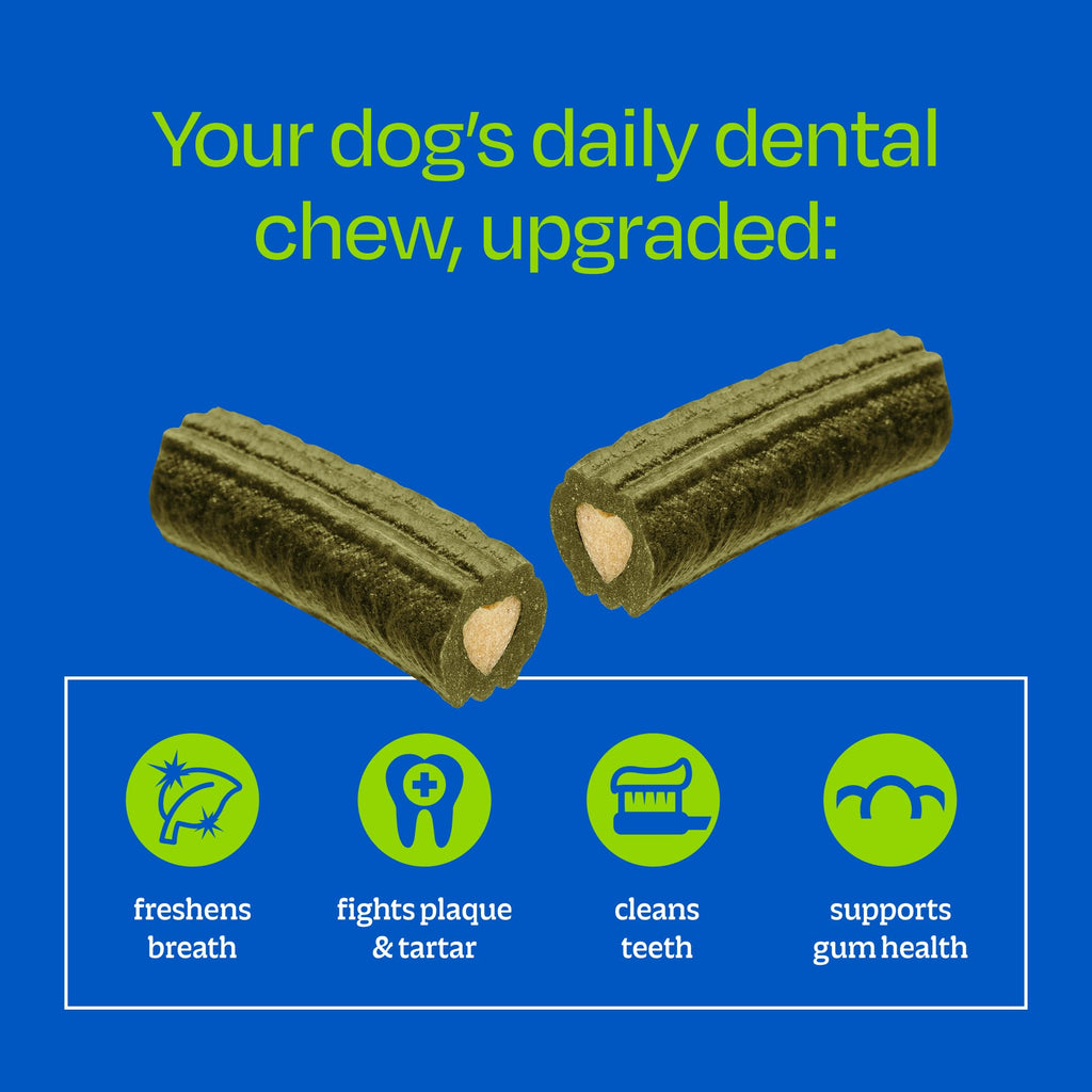 Brushless Toothpaste Dog Dental Treats Small Breeds 18 ct N3669