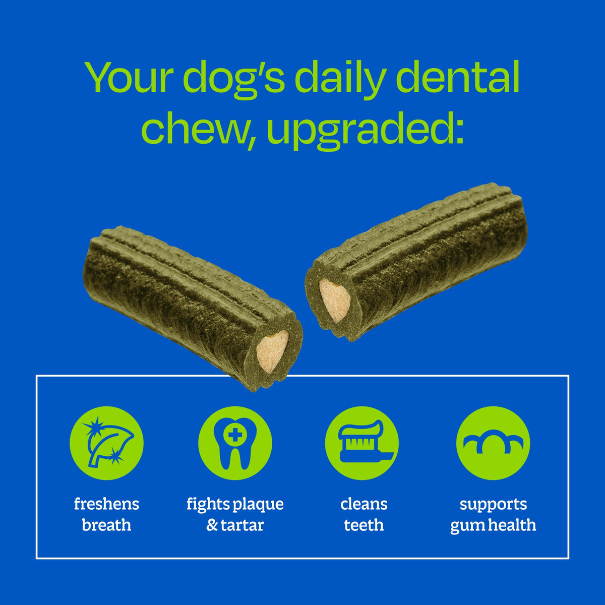 Brushless Toothpaste Dog Dental Treats Small Breeds 18 ct N3669