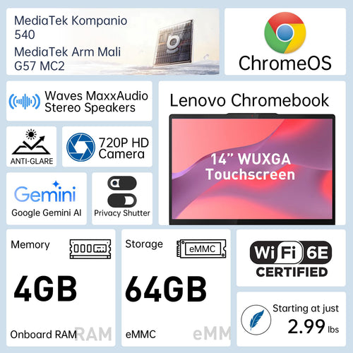 14" WUXGA Touchscreen Chromebook X709