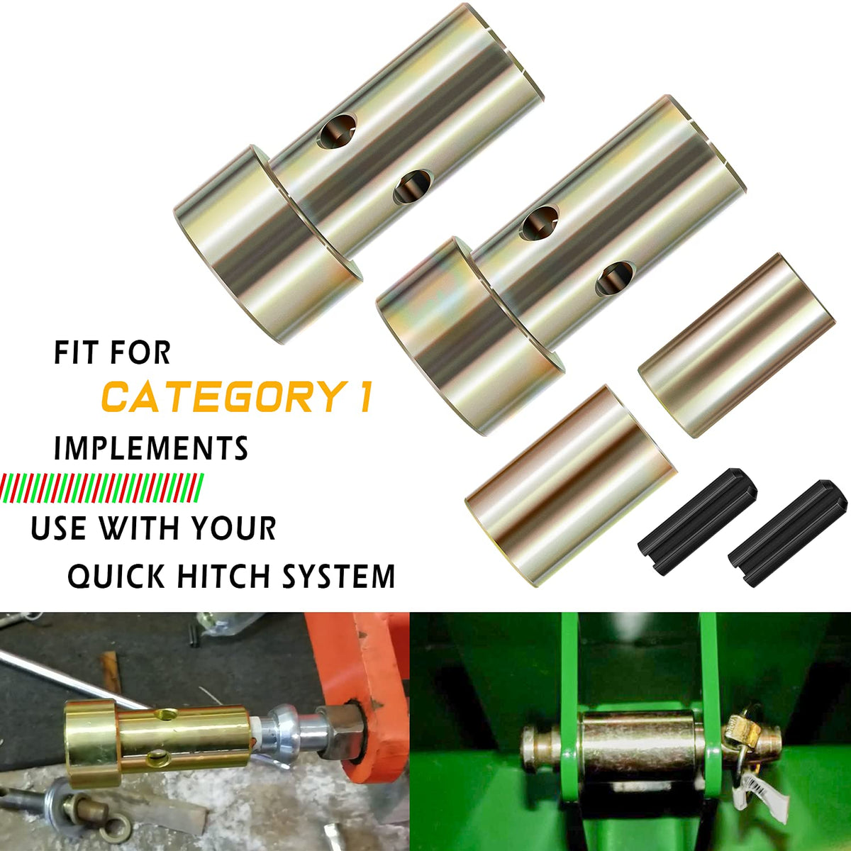 Quick Hitch Bushing Kit with Top Link Pin E75271