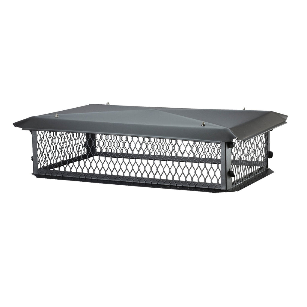Black Galvanized Steel Multi-Flue Chimney Cover Z3130