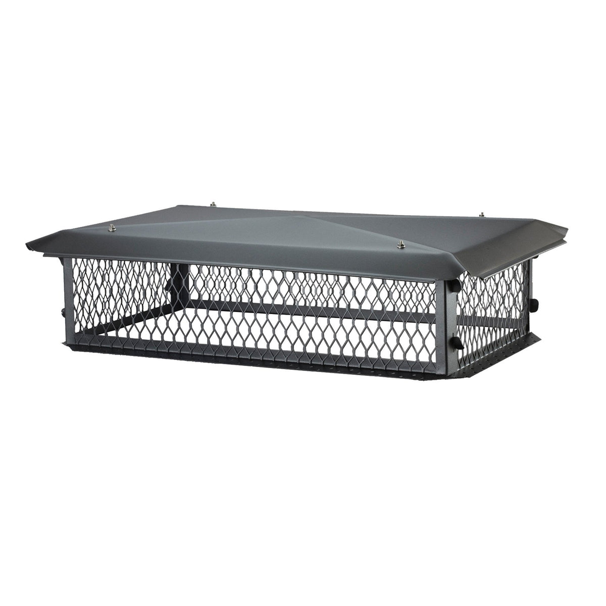 Black Galvanized Steel Multi-Flue Chimney Cover Z3130