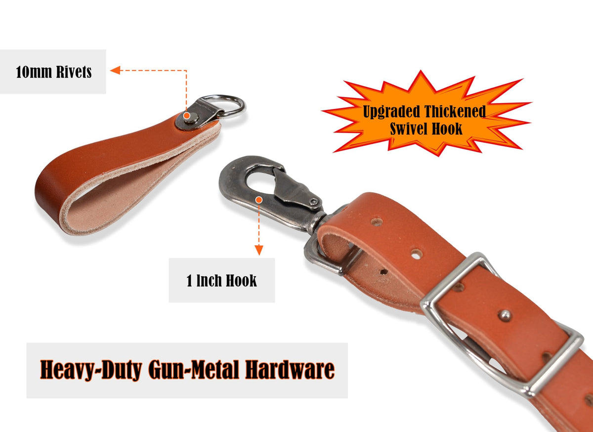 Leather Tool Belt Suspenders E330