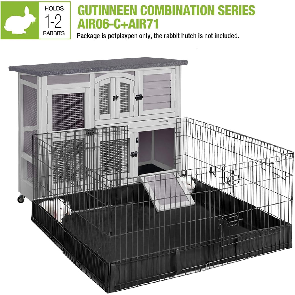 Rabbit Hutch with Plastic Tray U585