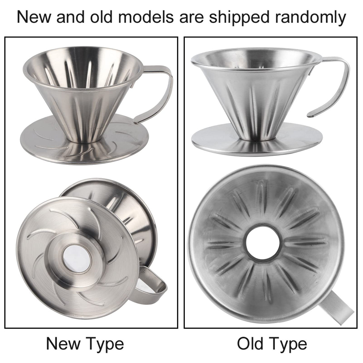 Pour over Stainless Steel Reusable Coffee Dripper Q49442