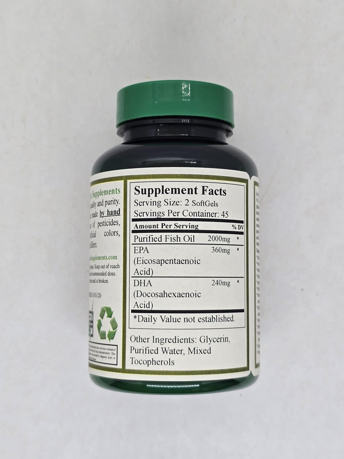 Triple Strength Omega 3 Fish Oil 90 Softgel 1000 mg T723969