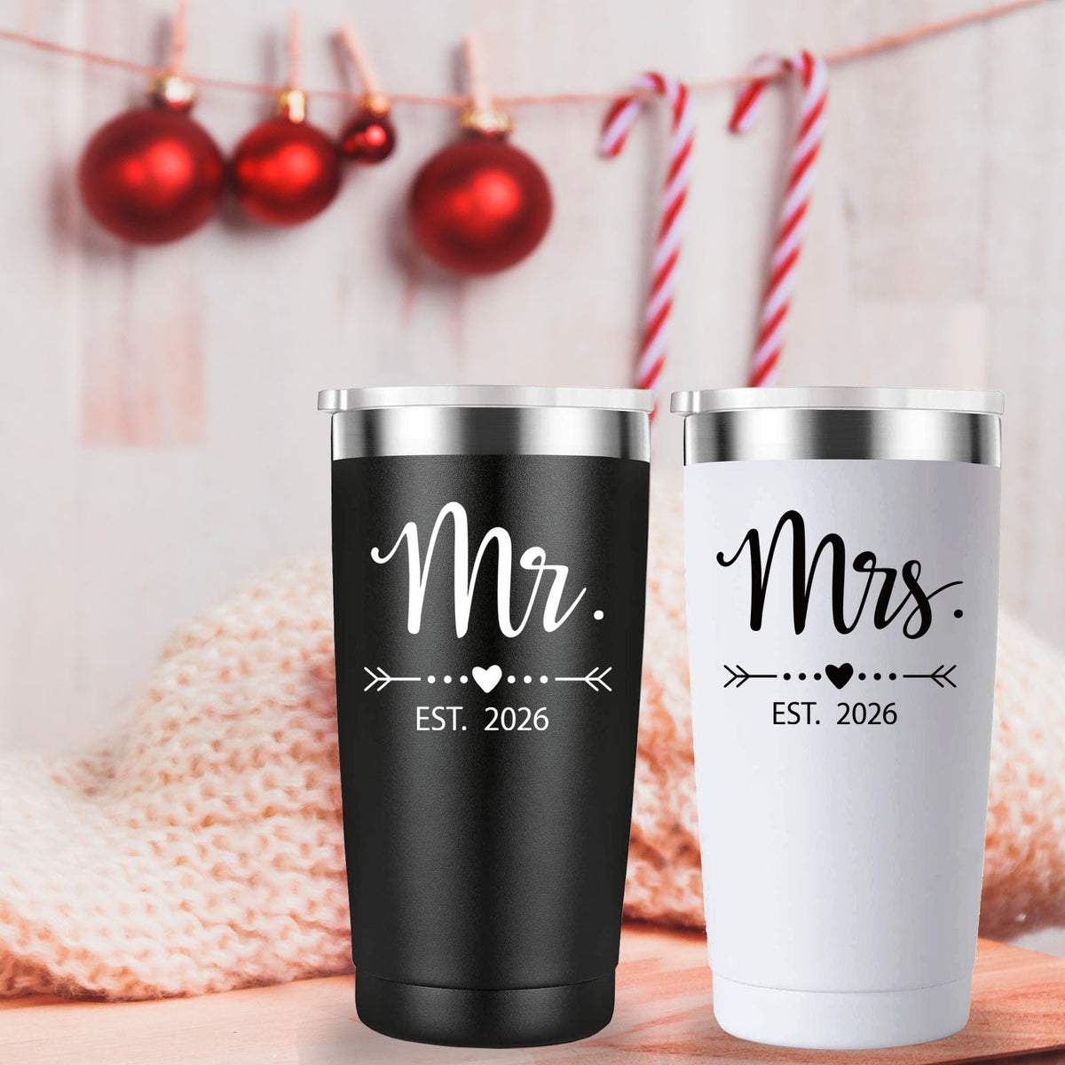 20 oz Black & White Tumbler Z2504
