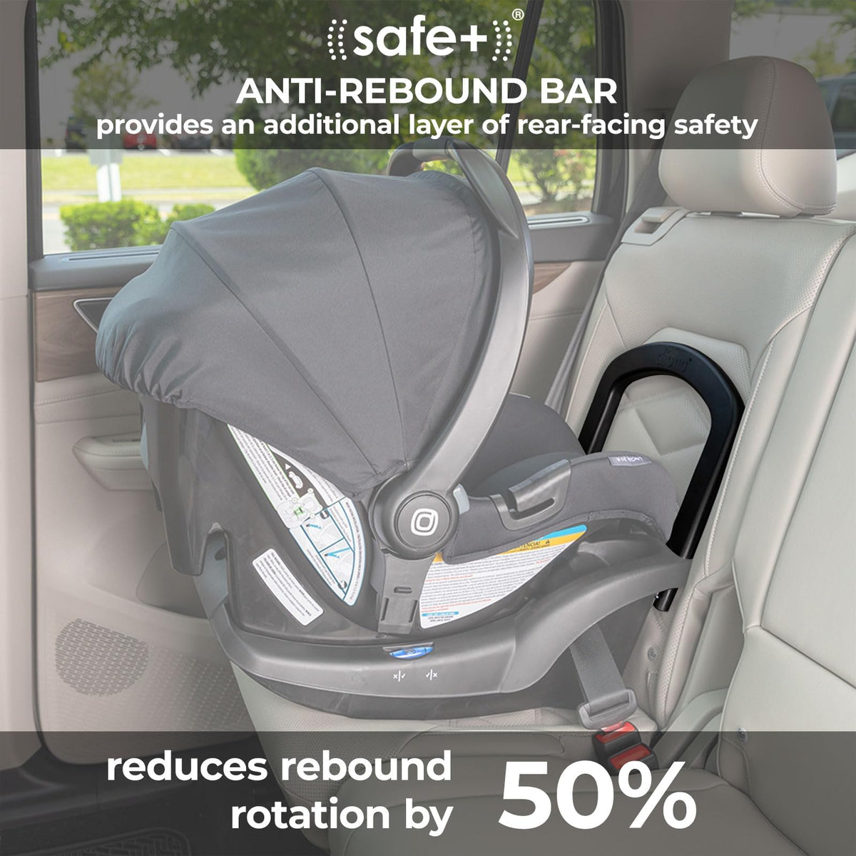 Infant Car Seat and Base, Rear-Facing 4-30lbs, Black A880