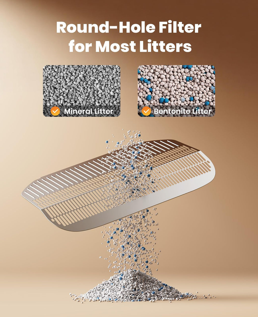 Stainless Steel Litter Sifter V1590