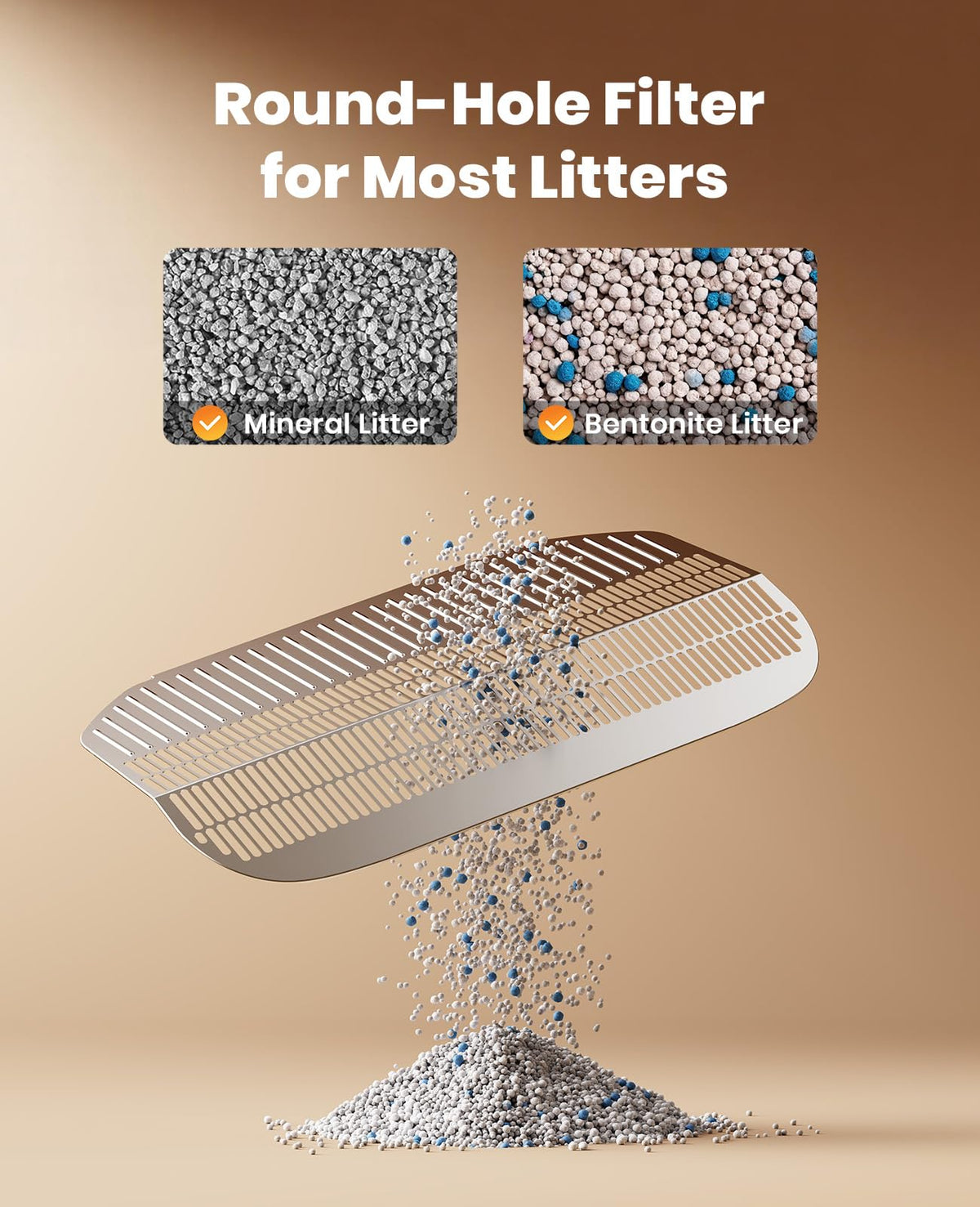 Stainless Steel Litter Sifter V1590