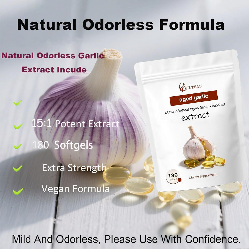 Odorless Aged Garlic Extract 180 Softgels Z122159