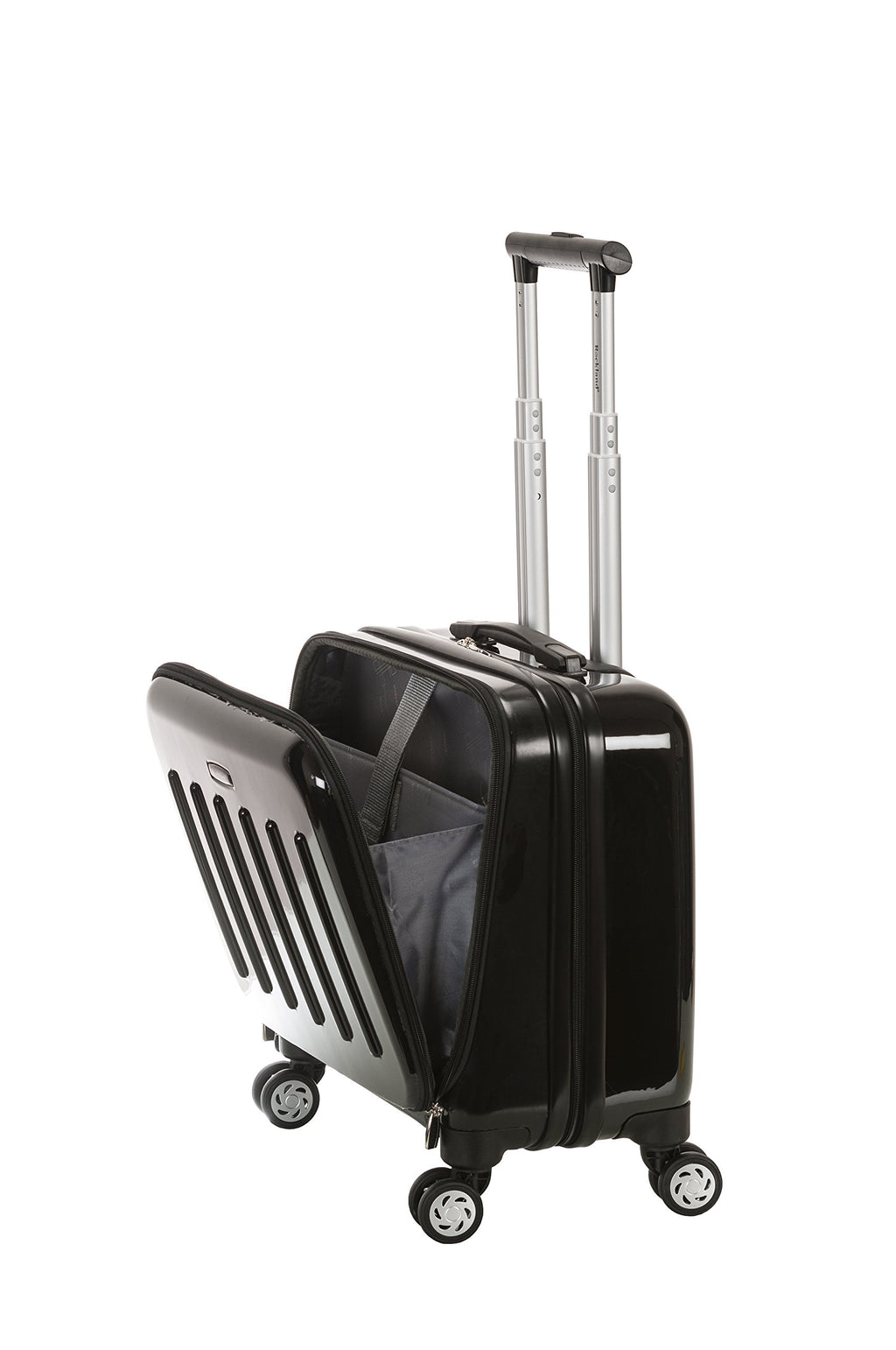 Hardside Rolling Computer Case, Carry-On, Black G5457
