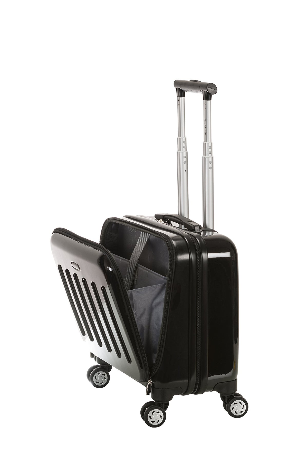 Hardside Rolling Computer Case, Carry-On, Black G5457