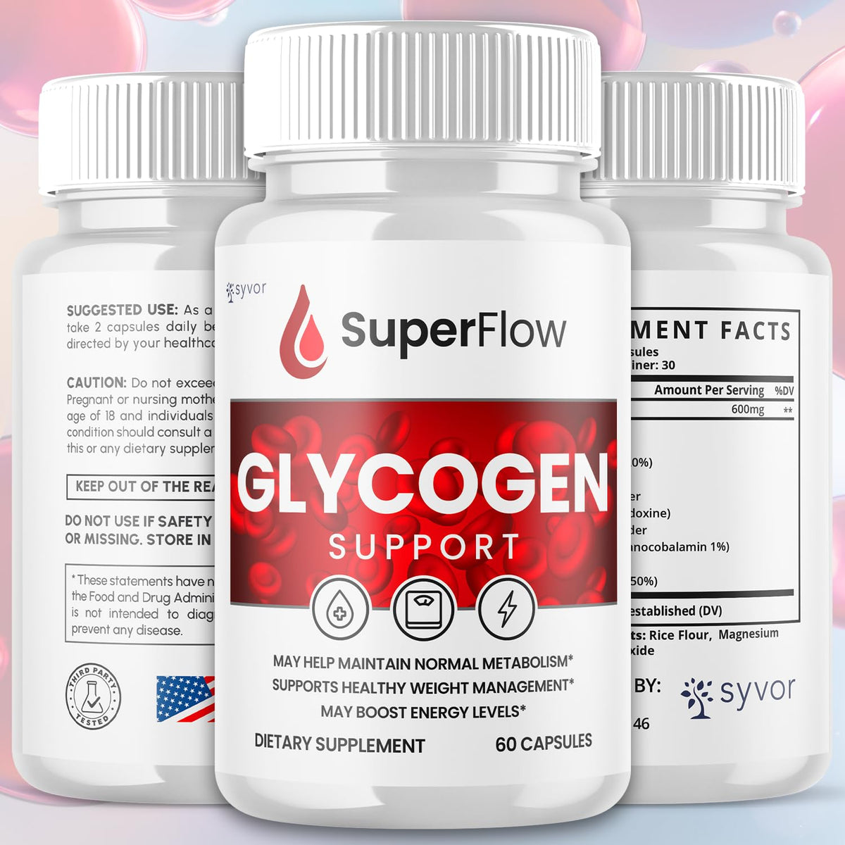 Glycogen Support Supplement Formula 300 Capsules P276