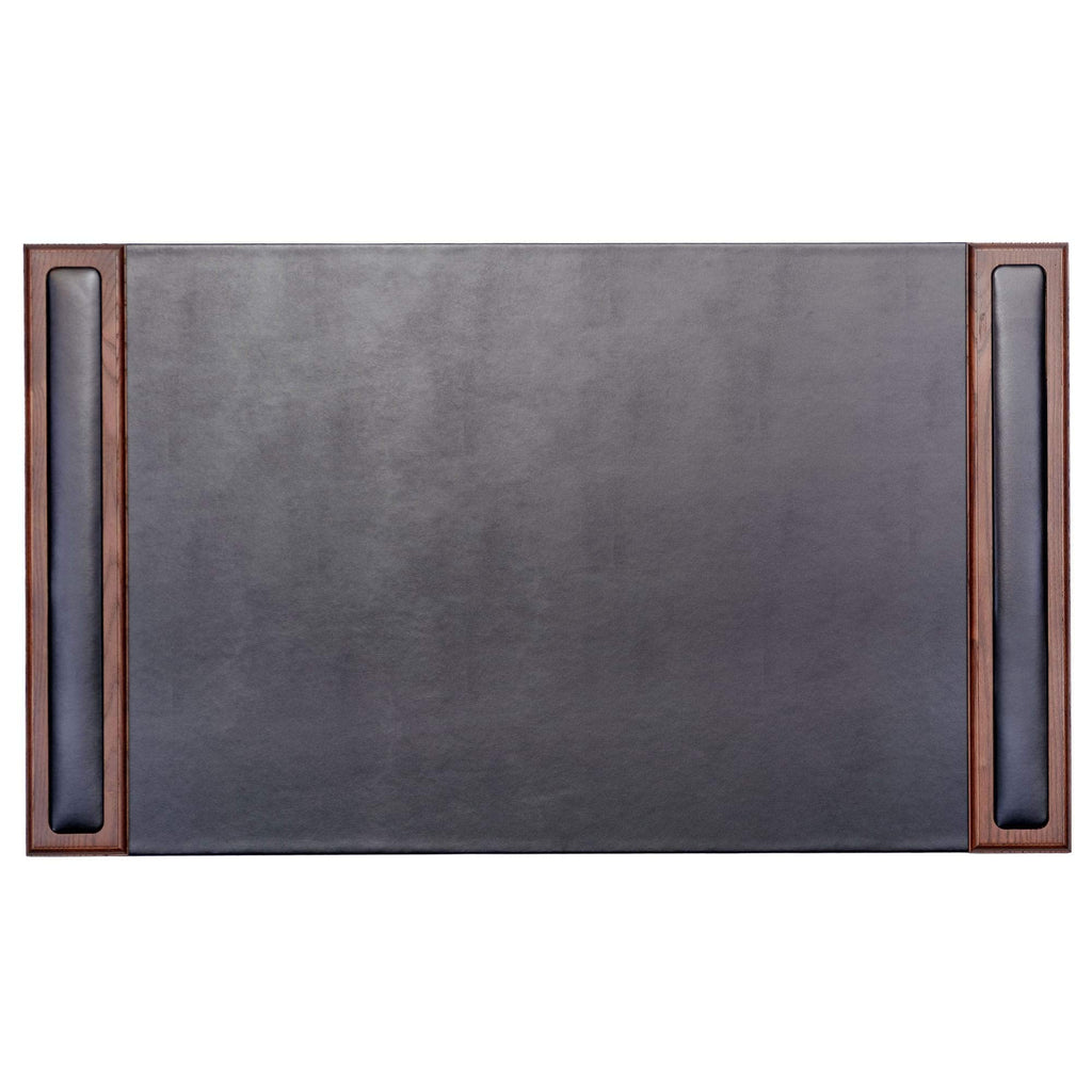 Wood & Leather Desk Set 8 Piece Q438