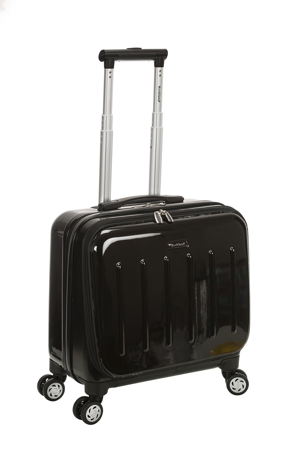 Hardside Rolling Computer Case, Carry-On, Black G5457