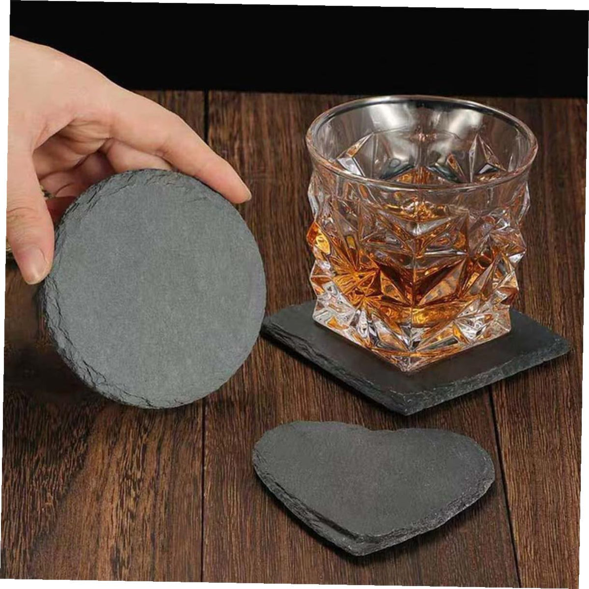 12pcs Natural Coasters R396738