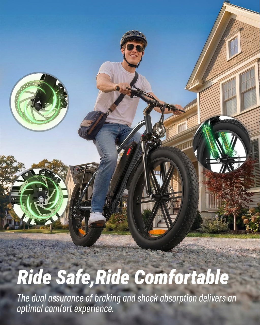 1000W Peak Electric Mountain Bike 48V 13Ah B1795