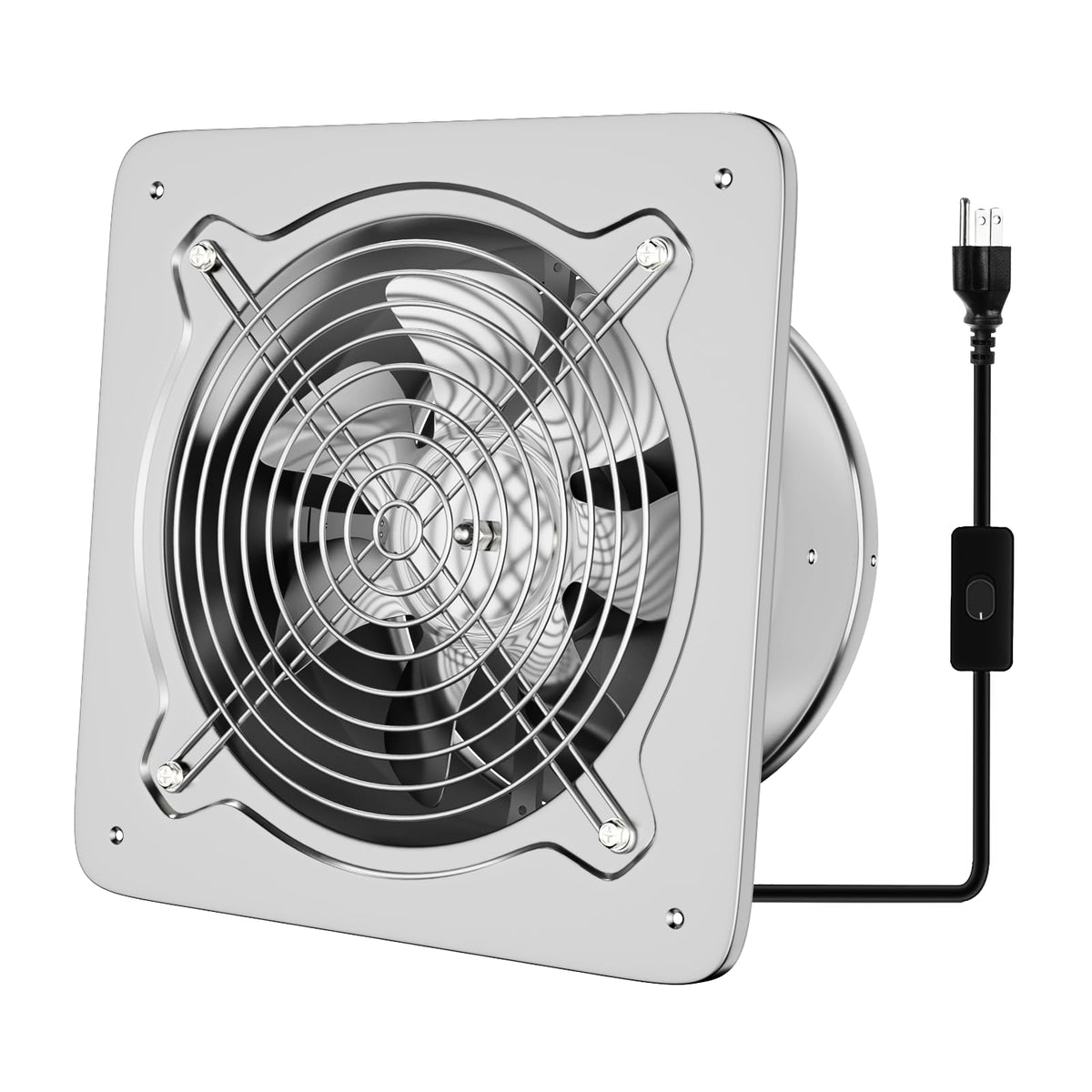 6 inch 308CFM Wall Mounted Exhaust Fan with Check Valve N4165