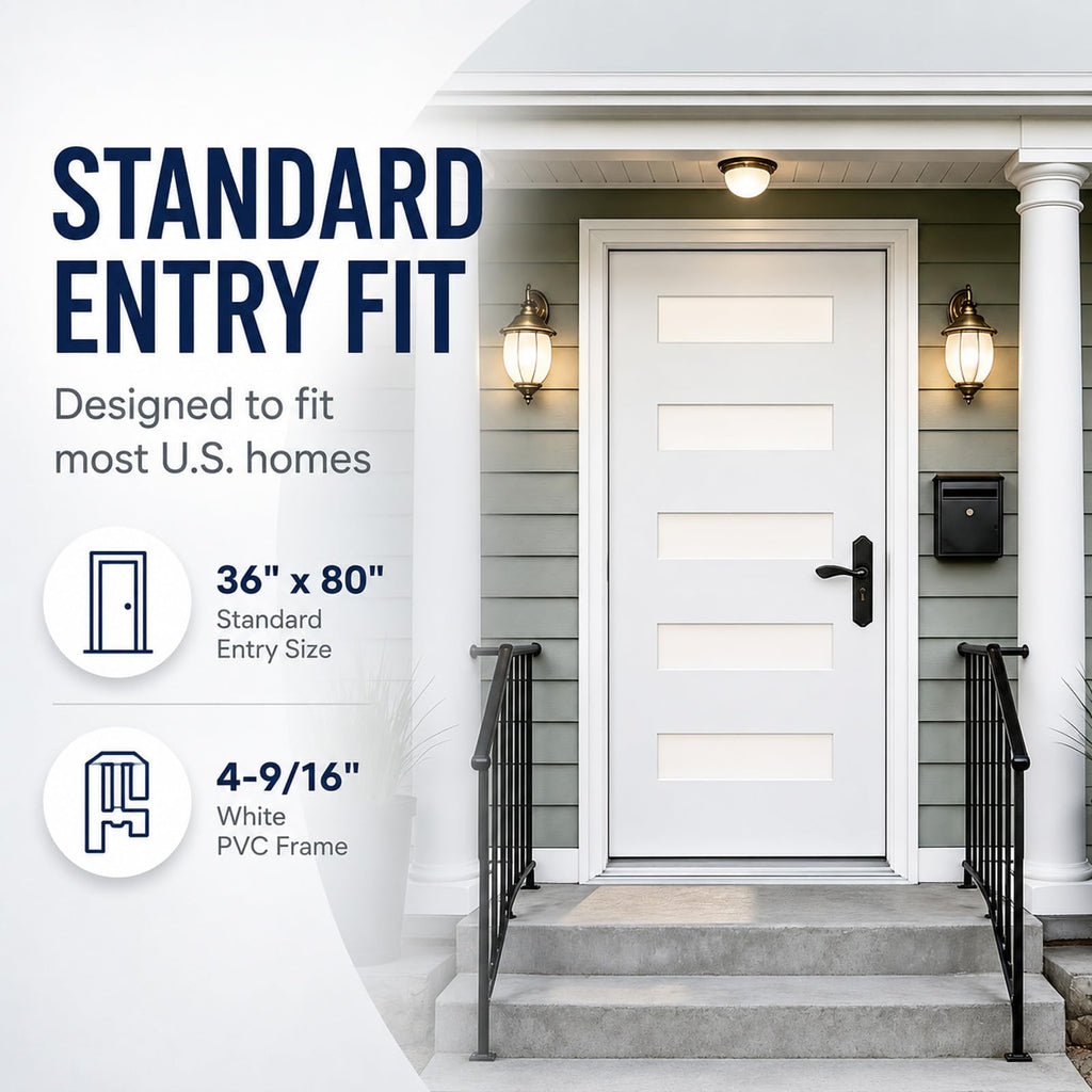 36"x80" Fiberglass Entry Door A72538