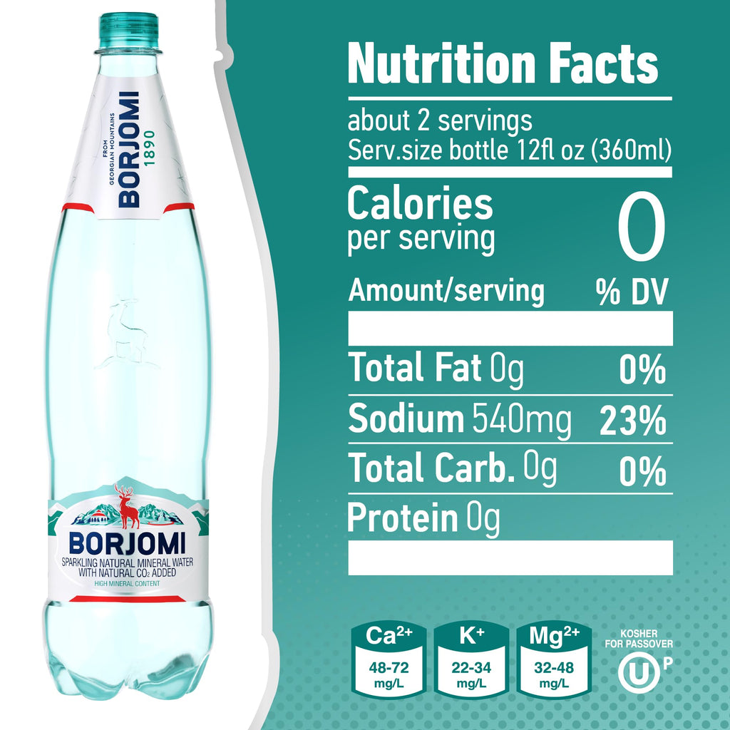 Sparkling Mineral Water 33.8 oz 6 Pack J346