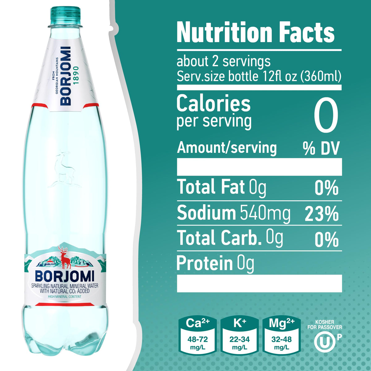 Sparkling Mineral Water 33.8 oz 6 Pack J346