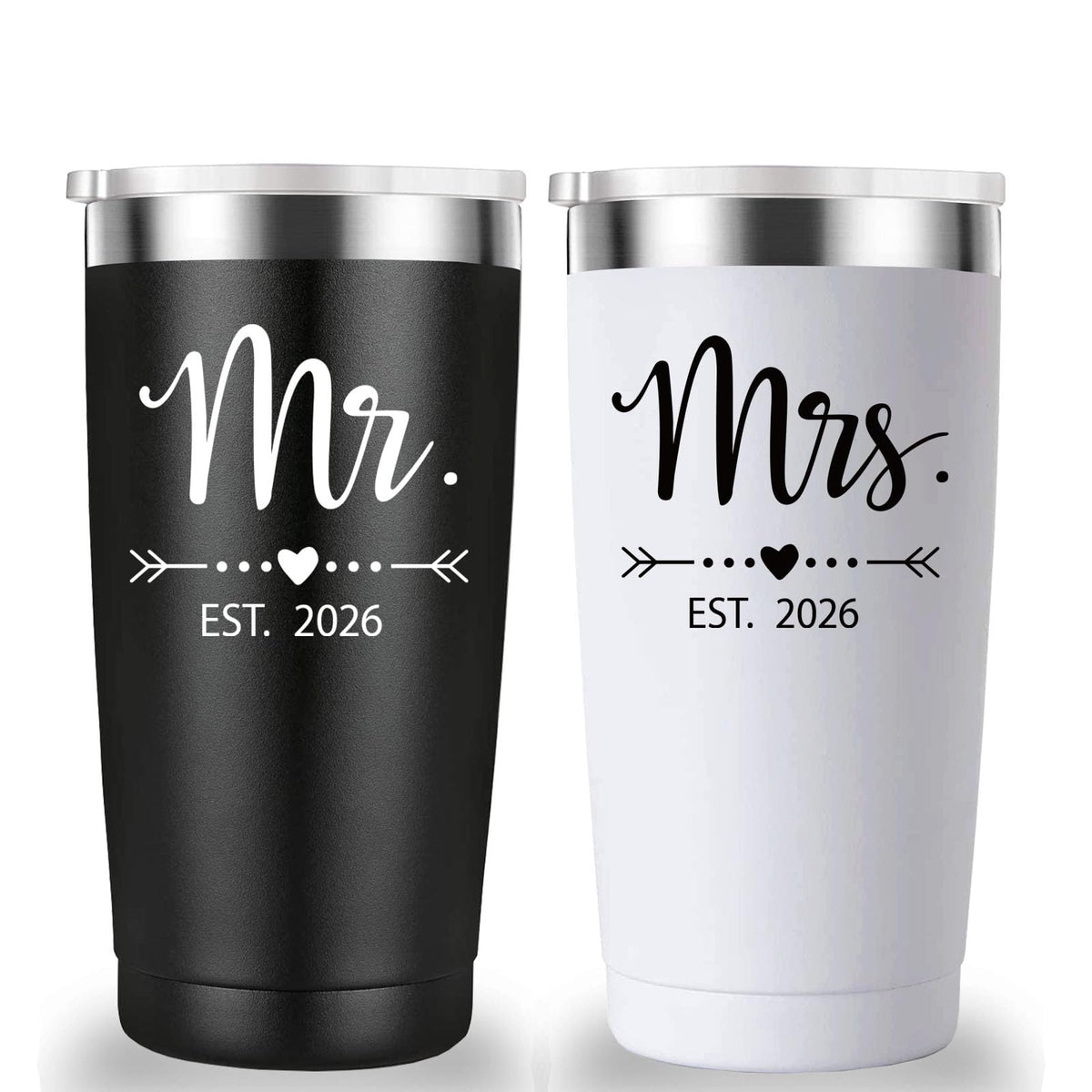 20 oz Black & White Tumbler Z2504