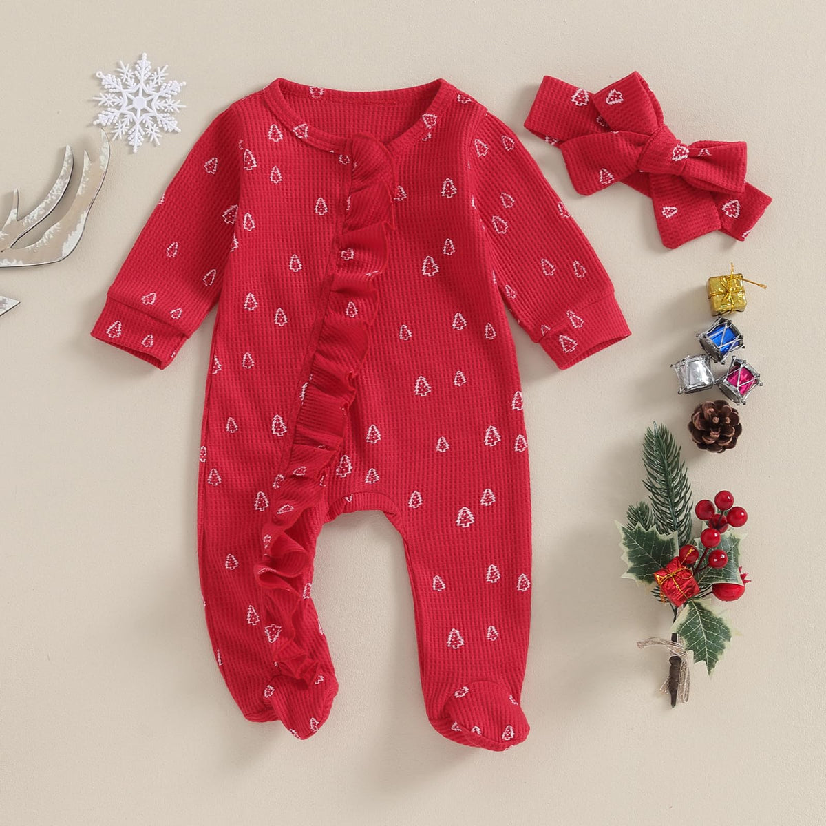 Baby 3 6 Months Girl Ribbed Long Sleeve Romper One Piece R916
