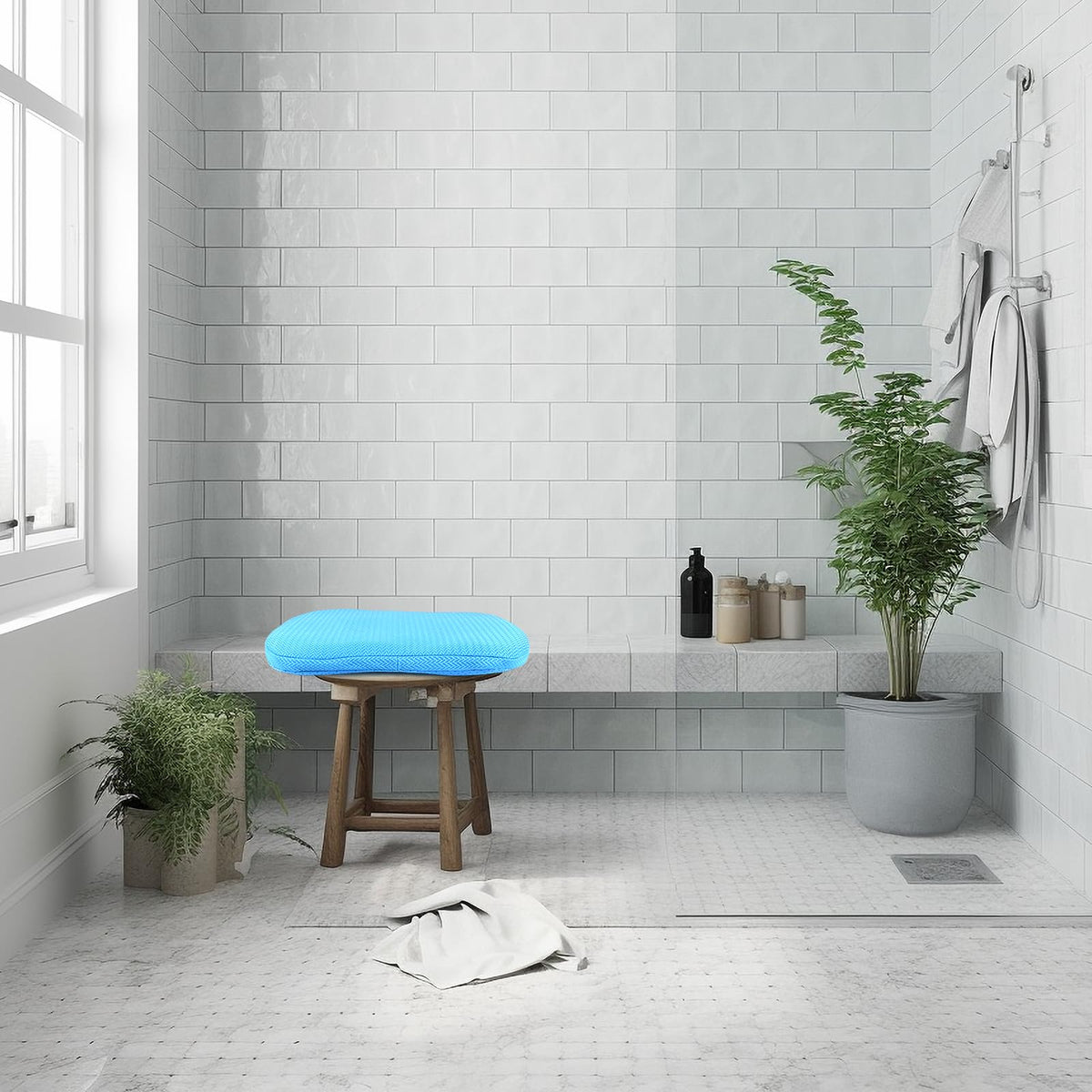 Shower Seat Cushion with Hook D89653