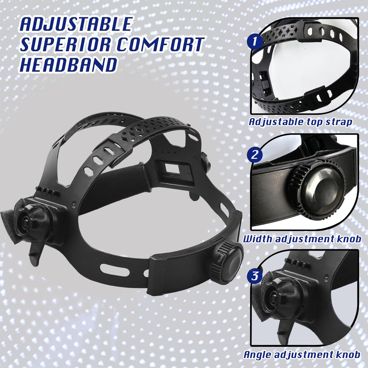 Auto Darkening Welding Helmet with LED Light W313