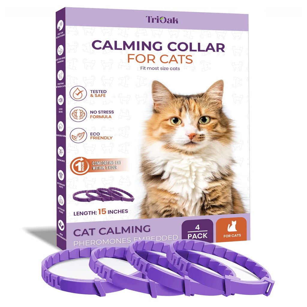 Purple Breakaway Calming Collar 4 Pack X32467